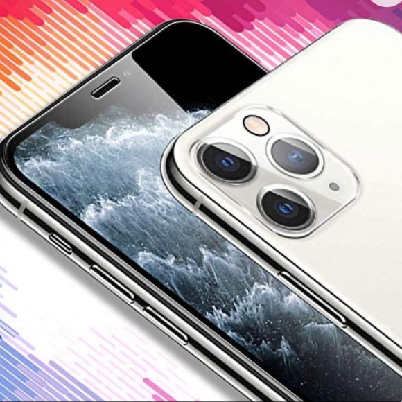 UniqueMe iPhone 11 Pro Max 2 Screen Protector 2 Camera Lens Protector - Picture 3 of 9